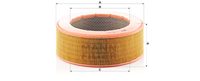 Filtro de ar MANN-FILTER C 32 293