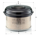 Filtro de ar MANN-FILTER C 33 922