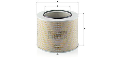 Filtro de ar MANN-FILTER C 42 1729