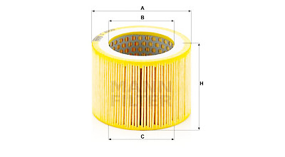 Filtro de ar MANN-FILTER C 8005