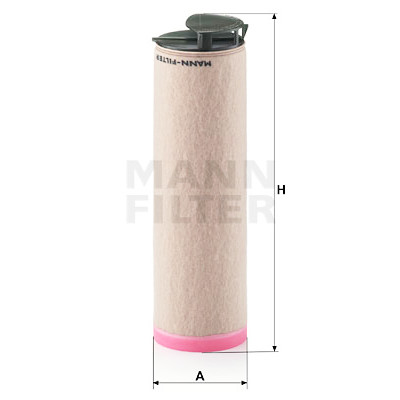 Filtro de ar suplementar MANN-FILTER CF 610
