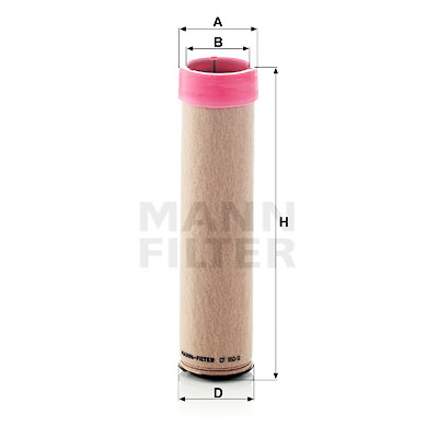 Filtro de ar suplementar MANN-FILTER CF 850/2