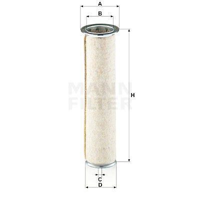 Filtro de ar suplementar MANN-FILTER CF 922