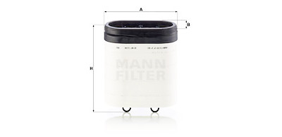Filtro de ar MANN-FILTER CP 27 001