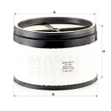 Filtro de ar MANN-FILTER CP 32 001