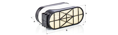 Filtro de ar MANN-FILTER CP 33 280