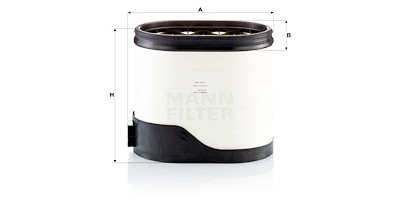 Filtro de ar MANN-FILTER CP 38 001