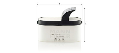 Filtro de ar MANN-FILTER CP 50 005