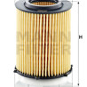 Filtro de óleo MANN-FILTER HU 7044 z