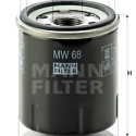 Filtro de óleo MANN-FILTER MW 68
