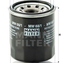 Filtro de óleo MANN-FILTER MW 68/1