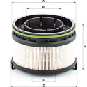 Filtro de combustível MANN-FILTER PU 11 001 z KIT
