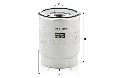 Filtro de combustível MANN-FILTER WK 11 019 z