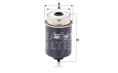 Filtro de combustível MANN-FILTER WK 8131