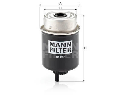 Filtro de combustível MANN-FILTER WK 8167