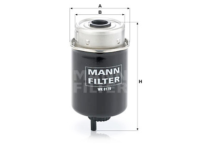 Filtro de combustível MANN-FILTER WK 8179