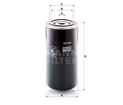 Filtro de combustível MANN-FILTER WK 9056