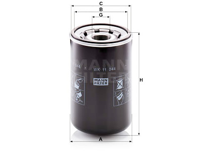 Filtro de combustível MANN-FILTER WK 11 044