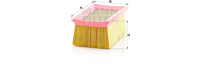 Filtro de ar MANN-FILTER C 1635