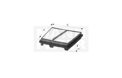 Filtro de ar MANN-FILTER C 2136