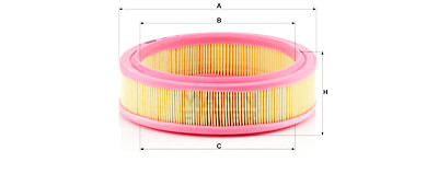 Filtro de ar MANN-FILTER C 2233/1