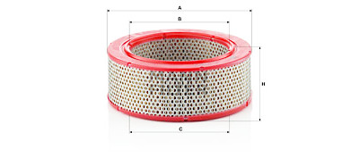 Filtro de ar MANN-FILTER C 2263