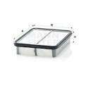 Filtro de ar MANN-FILTER C 2326