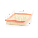 Filtro de ar MANN-FILTER C 2345/1
