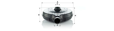 Filtro de ar MANN-FILTER C 2356/6