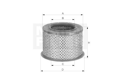 Filtro de ar MANN-FILTER C 2375