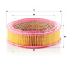Filtro de ar MANN-FILTER C 2443/1