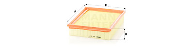 Filtro de ar MANN-FILTER C 25 015