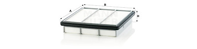 Filtro de ar MANN-FILTER C 25 020