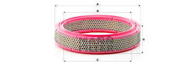 Filtro de ar MANN-FILTER C 2535/2