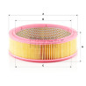 Filtro de ar MANN-FILTER C 2545/1