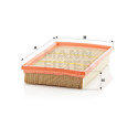 Filtro de ar MANN-FILTER C 2589