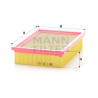 Filtro de ar MANN-FILTER C 26 100