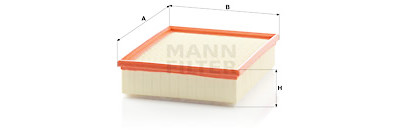 Filtro de ar MANN-FILTER C 26 168/1