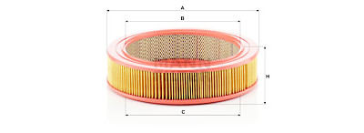 Filtro de ar MANN-FILTER C 2645