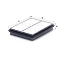 Filtro de ar MANN-FILTER C 2697