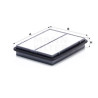 Filtro de ar MANN-FILTER C 2697