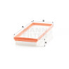 Filtro de ar MANN-FILTER C 2716