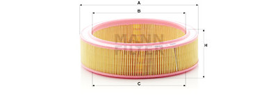 Filtro de ar MANN-FILTER C 2760