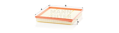 Filtro de ar MANN-FILTER C 28 125