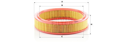 Filtro de ar MANN-FILTER C 2944