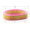 Filtro de ar MANN-FILTER C 2957