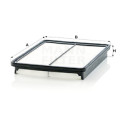 Filtro de ar MANN-FILTER C 30 017