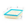 Filtro de ar MANN-FILTER C 30 125