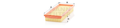 Filtro de ar MANN-FILTER C 3170/1-2
