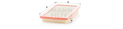Filtro de ar MANN-FILTER C 3177